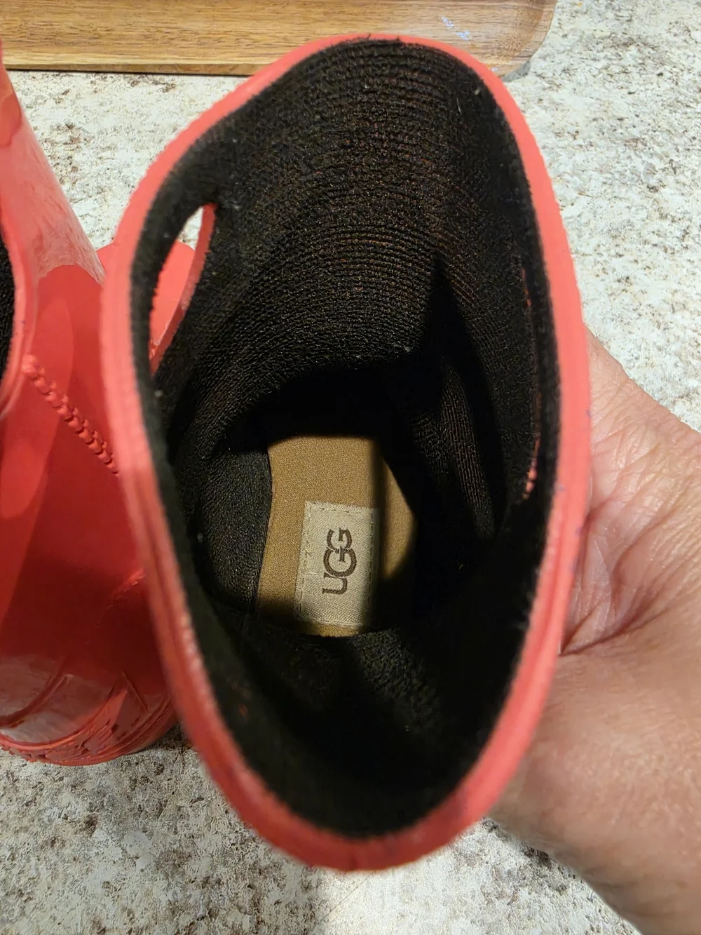 UGG Pink Rain Boots Toddler 7